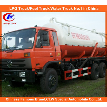 2015 Top Ranking 10000liters Dongfeng vácuo caminhão de sucção de esgoto